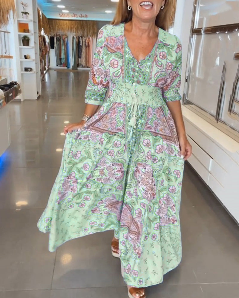 ELENA – MAXI DRESS BLOSSOM WHIMSY