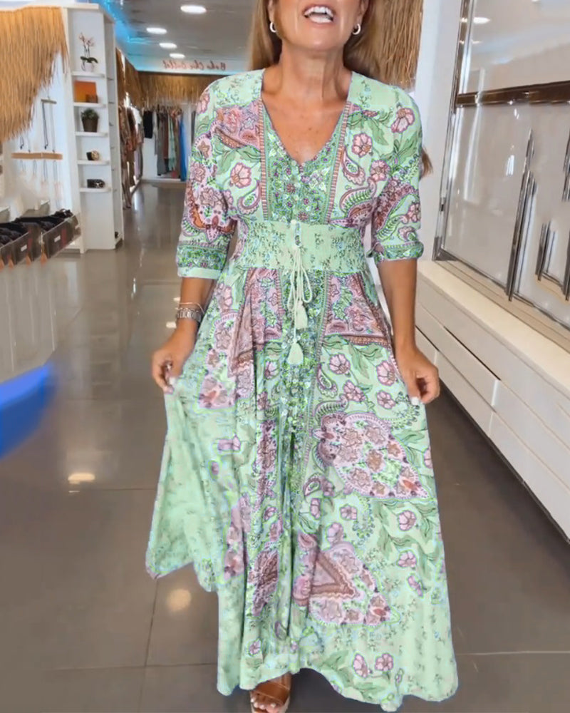 ELENA – MAXI DRESS BLOSSOM WHIMSY