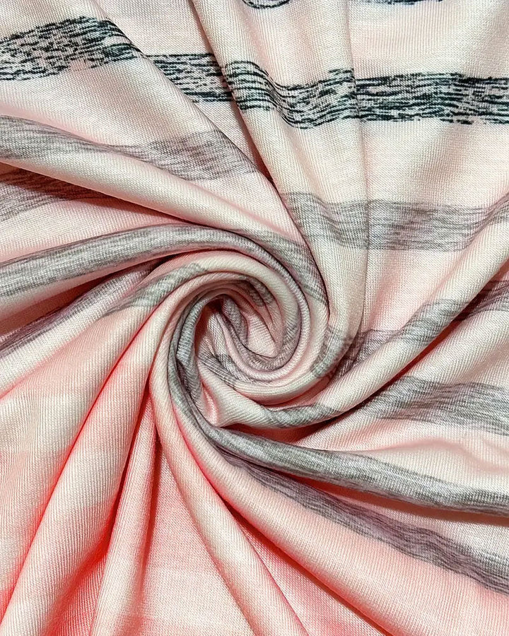 Evelyn – Round Neck Short Sleeve Striped T-Shirt