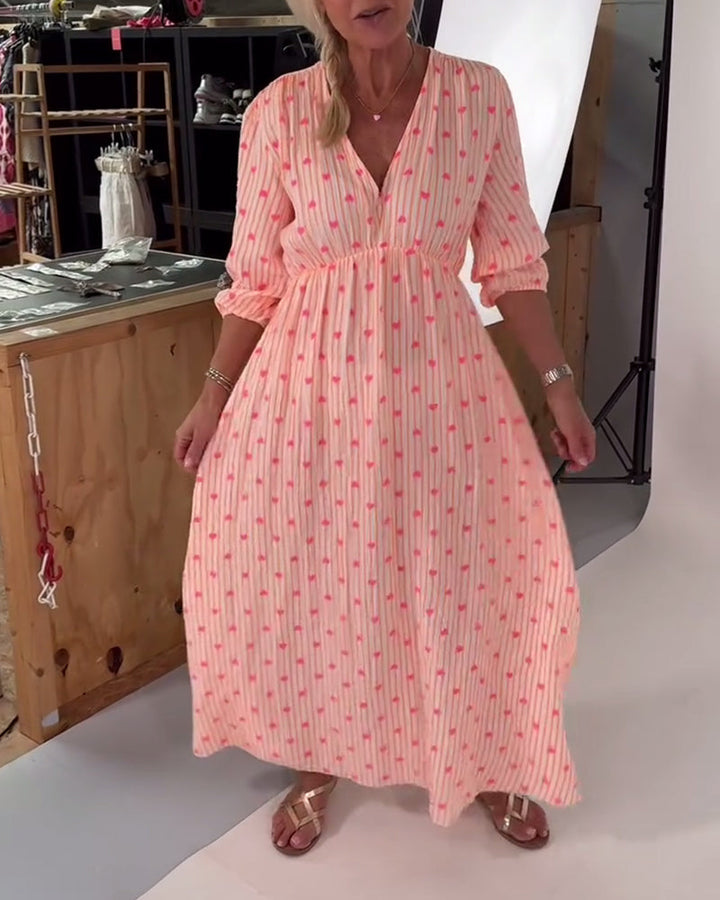 SOPHIA – MAXI DRESS WITH SWEET HEART