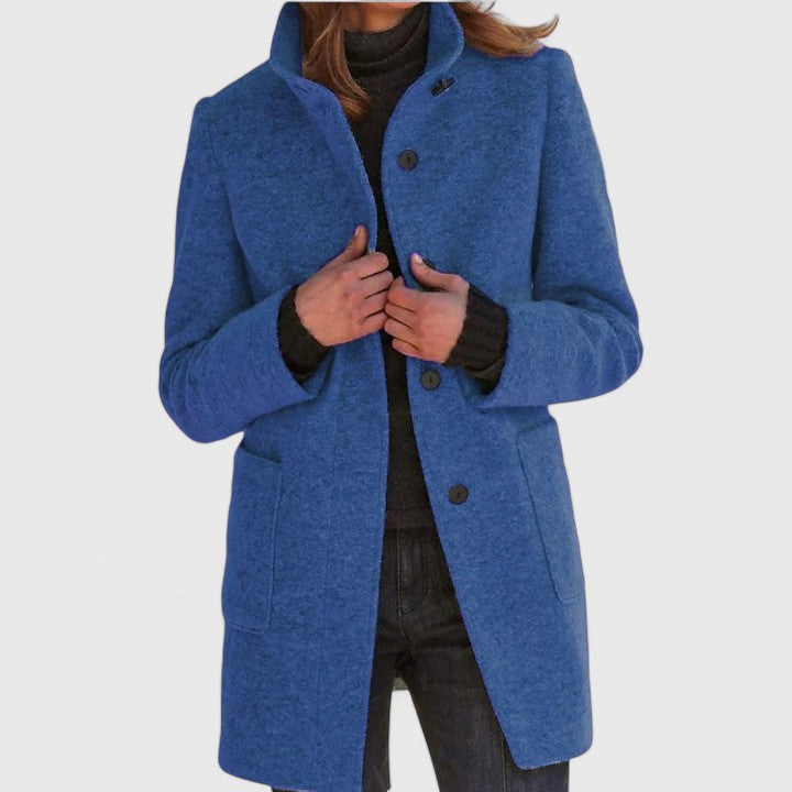 Simona | Classic Wool Blend Coat