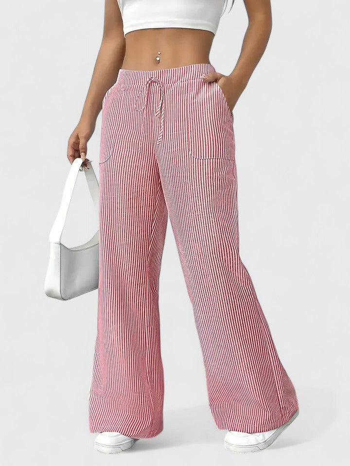 SIERRA – STRIPED FLOW LOUNGE PANTS