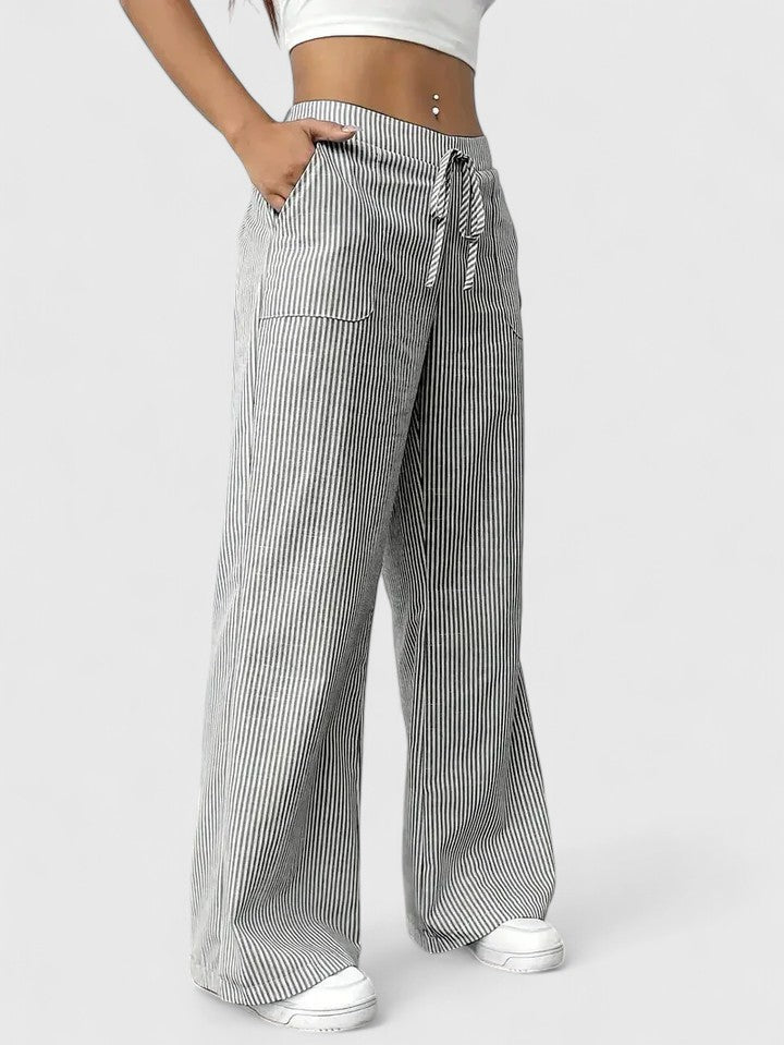 SIERRA – STRIPED FLOW LOUNGE PANTS