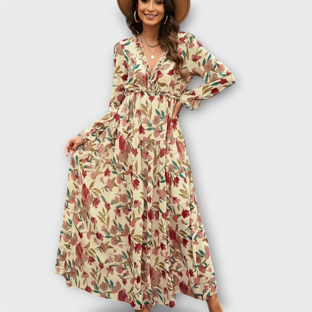 LILA – MAXI DRESS SECRET GARDEN