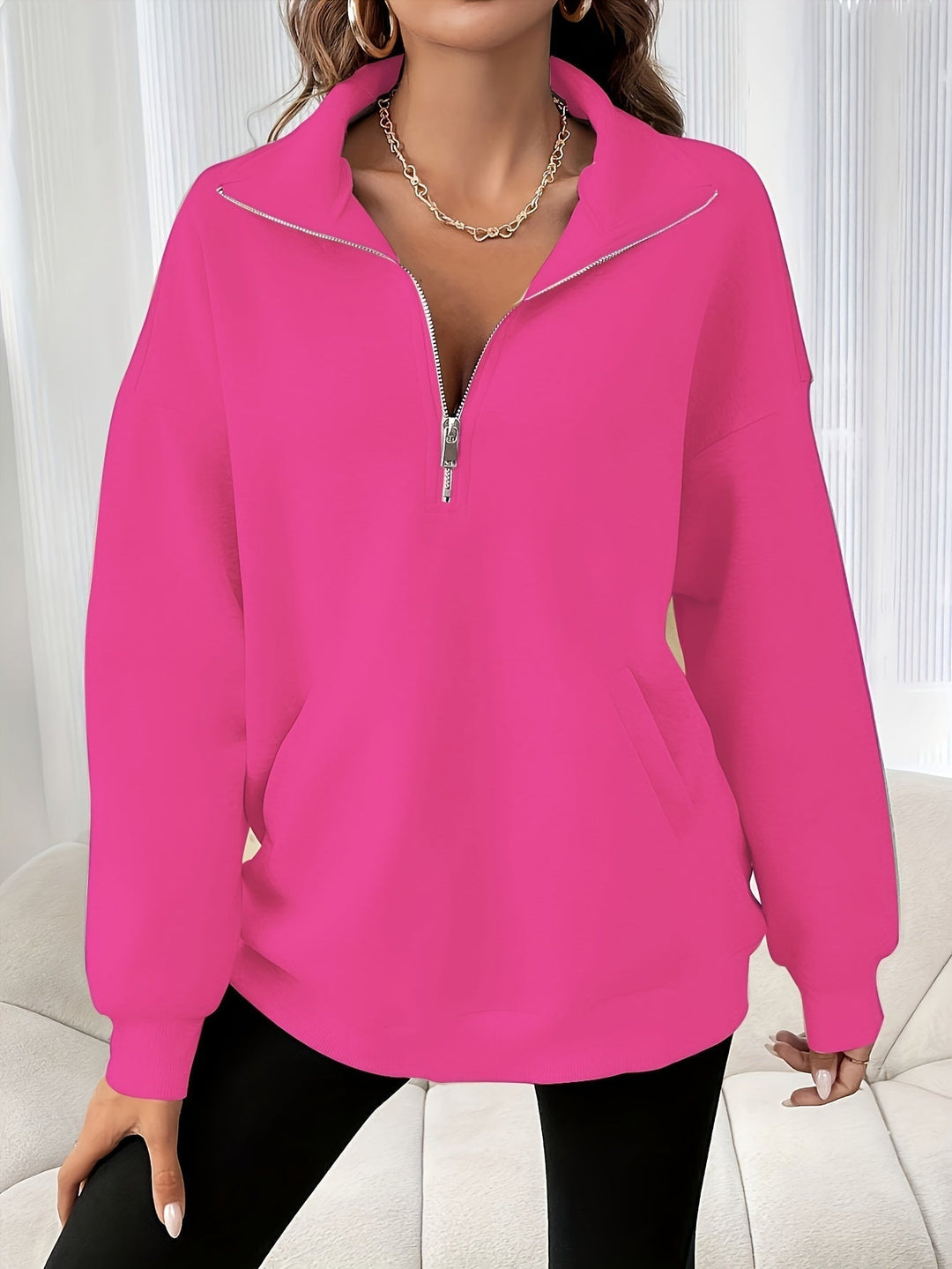 Sabine - Half-Zip Sweater