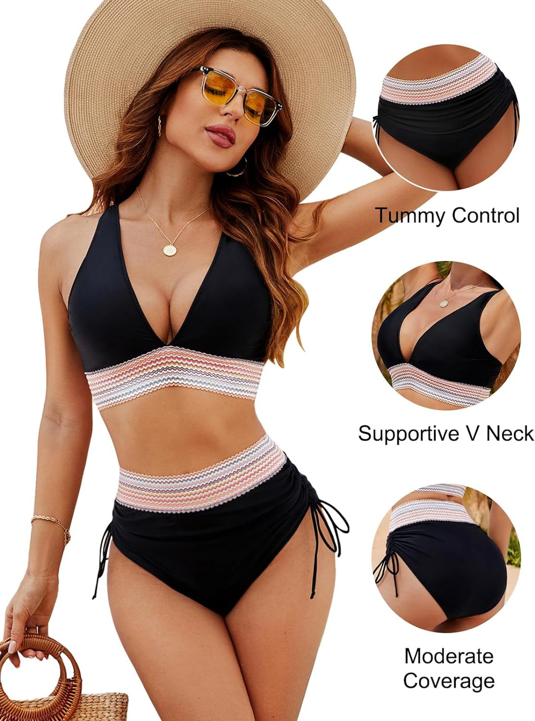 AZALEA – HIGH WAIST BIKINI SET