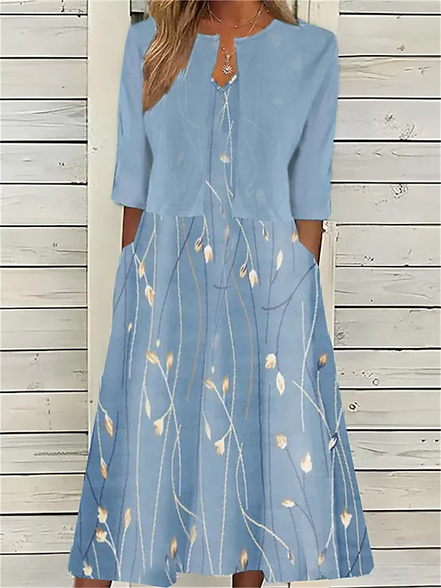 Ivy – Midi Floral Elegant Set