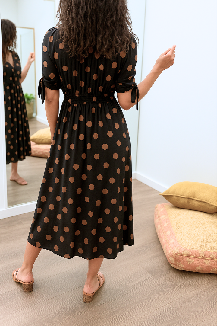 MAYA – MIDI DRESS POLKA SPOTLIGHT