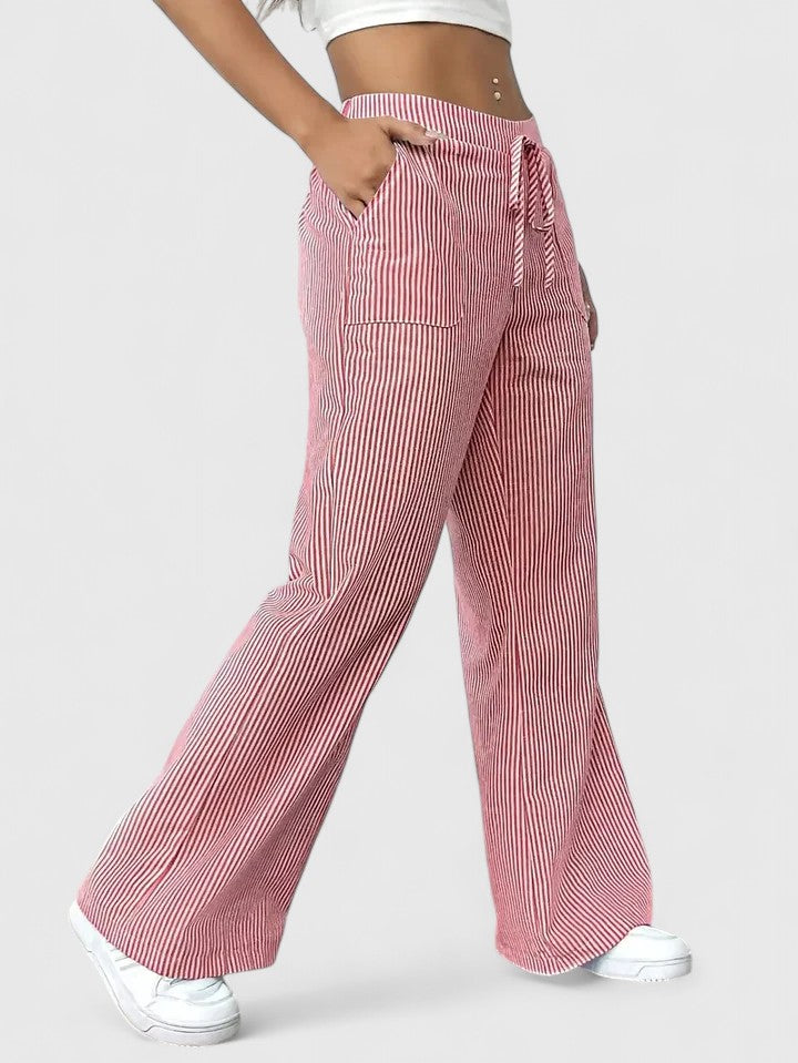 SIERRA – STRIPED FLOW LOUNGE PANTS