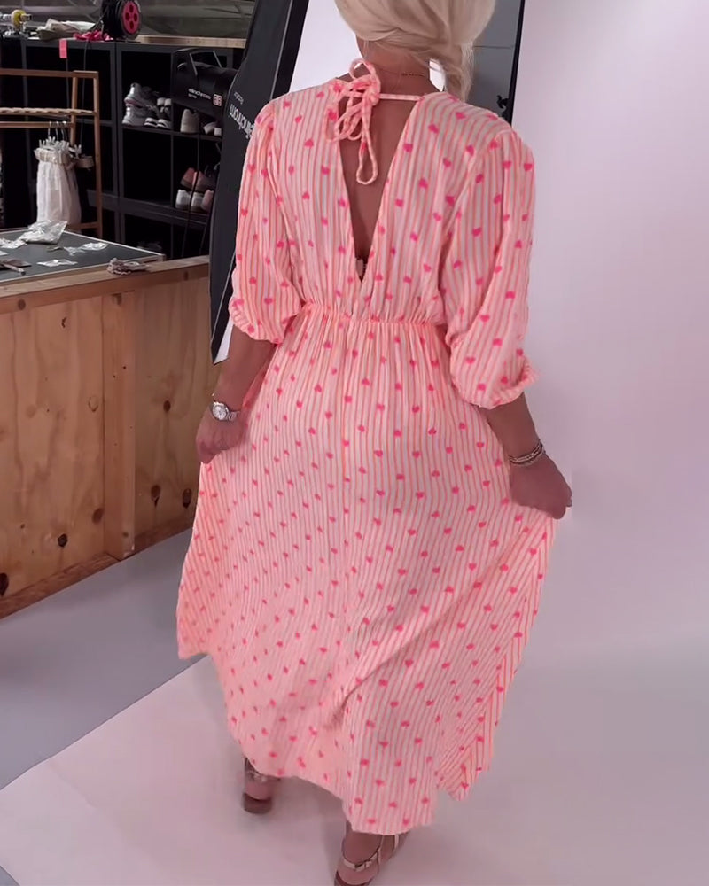 SOPHIA – MAXI DRESS WITH SWEET HEART