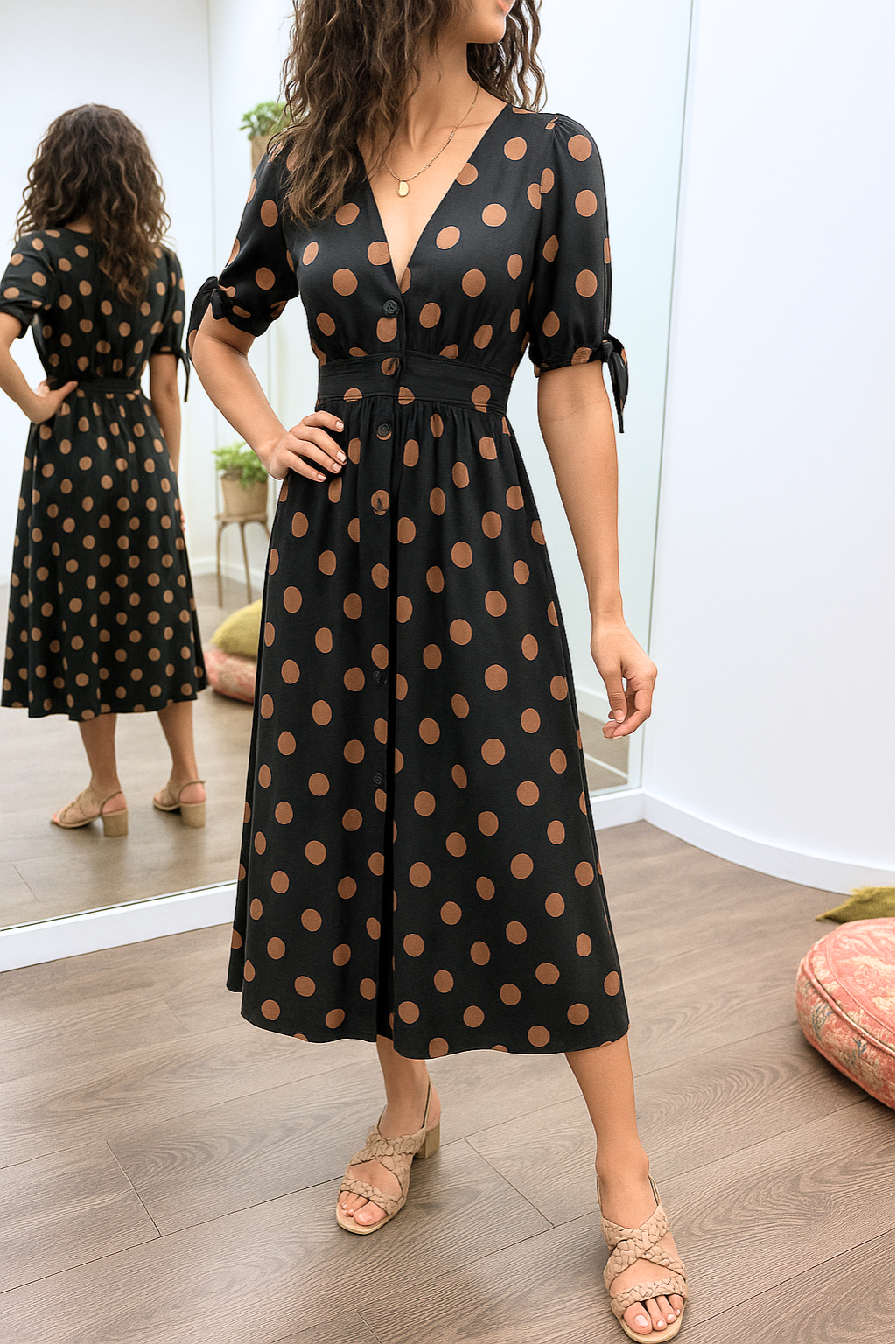 MAYA – MIDI DRESS POLKA SPOTLIGHT