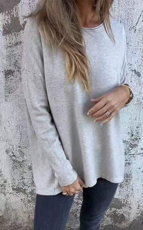 CAMI | Long Sleeve Blouse with Cute Buttons on the Back