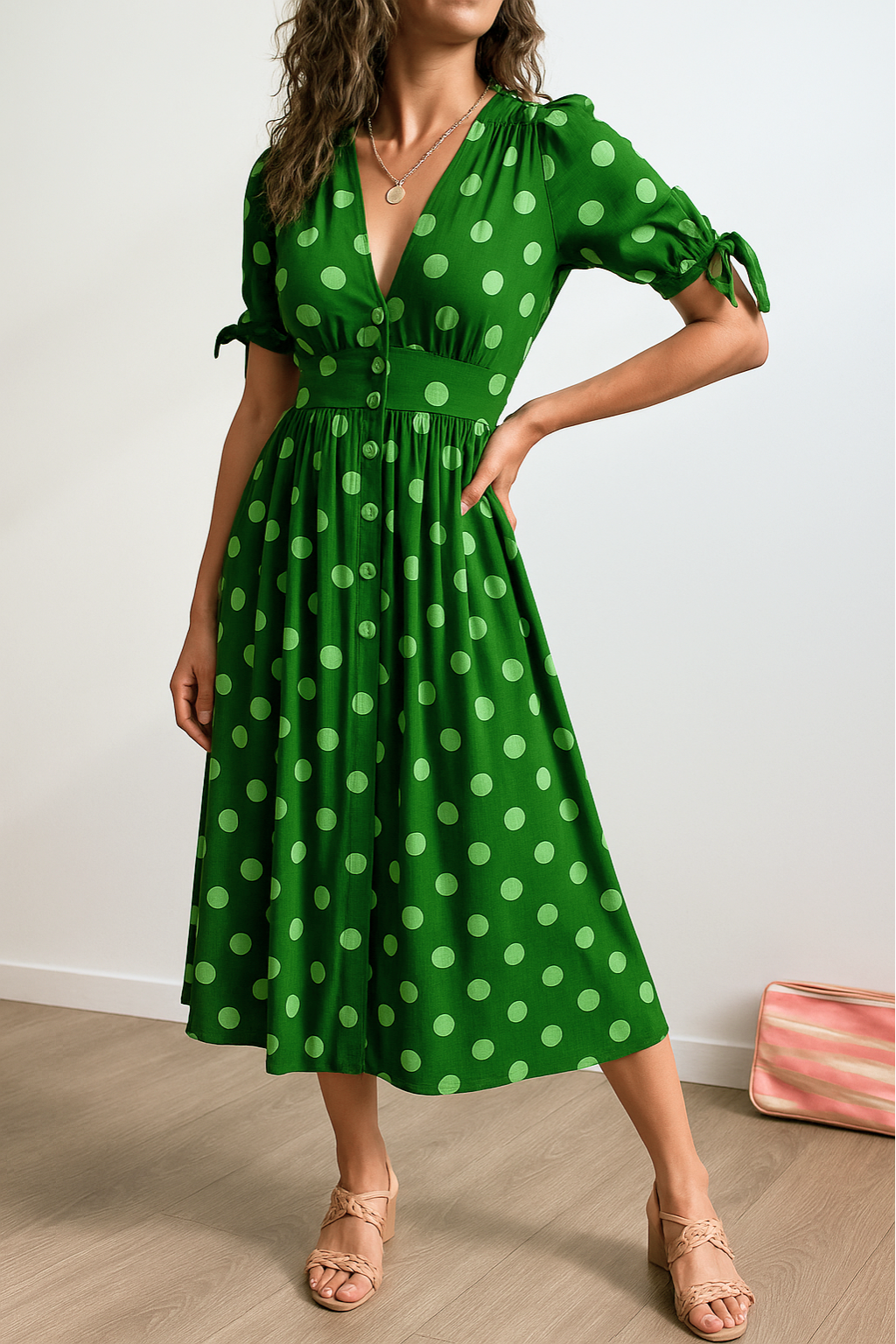MAYA – MIDI DRESS POLKA SPOTLIGHT