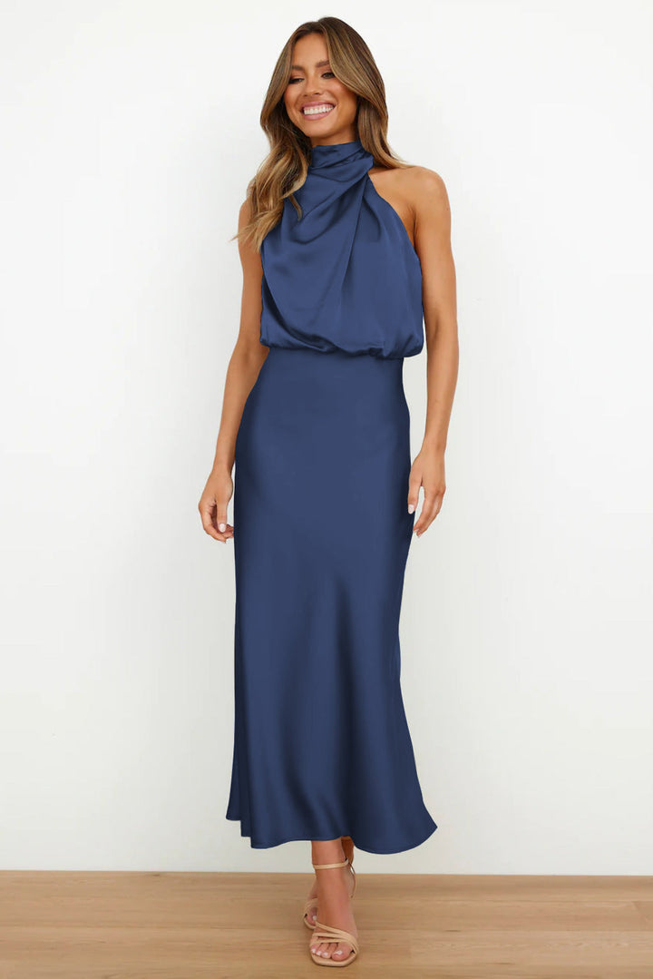 Katherine | Elegant Satin Dress