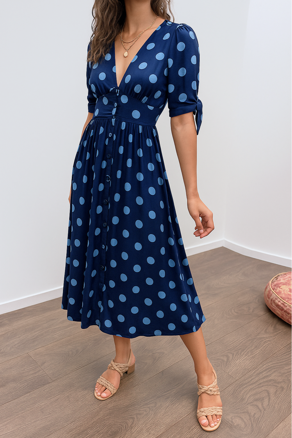 MAYA – MIDI DRESS POLKA SPOTLIGHT