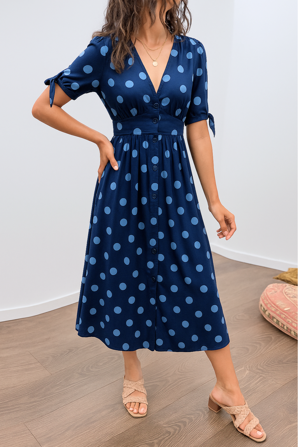 MAYA – MIDI DRESS POLKA SPOTLIGHT