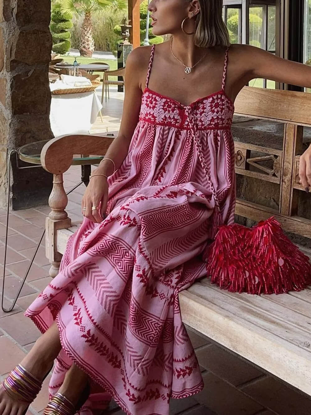 Victoria | Boho Breeze Maxi Dress