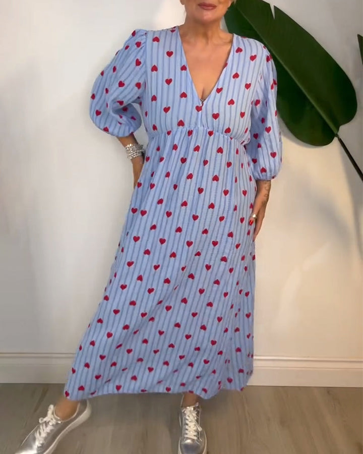 SOPHIA – MAXI DRESS WITH SWEET HEART