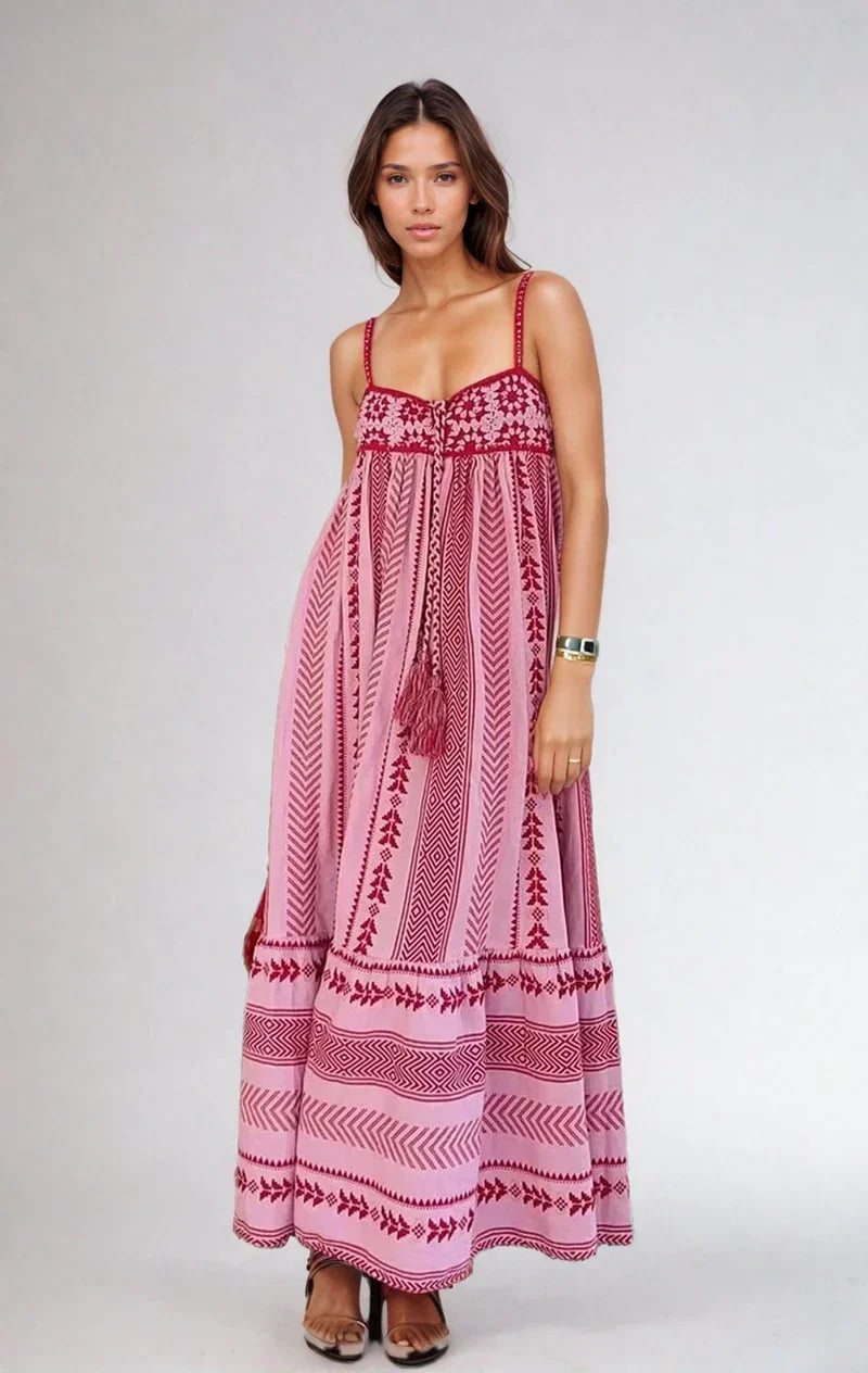 Victoria | Boho Breeze Maxi Dress