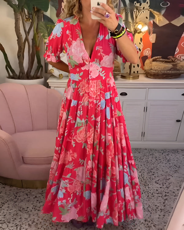 LANA – MAXI SUMMER FLORAL DRESS