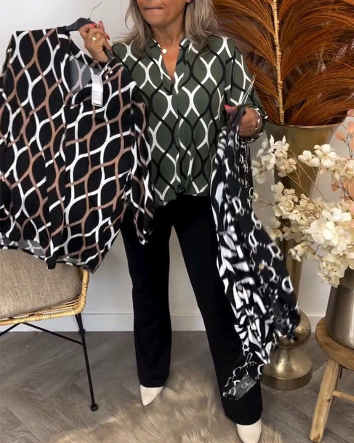 NORAS | Graphic Pattern Blouse