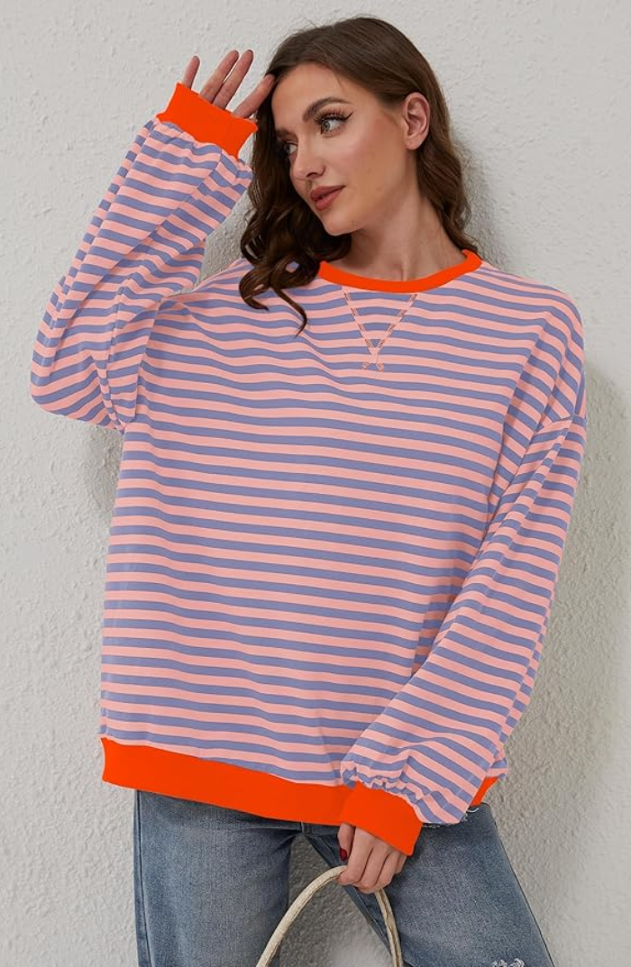 Manie - Oversized Striped Sweater