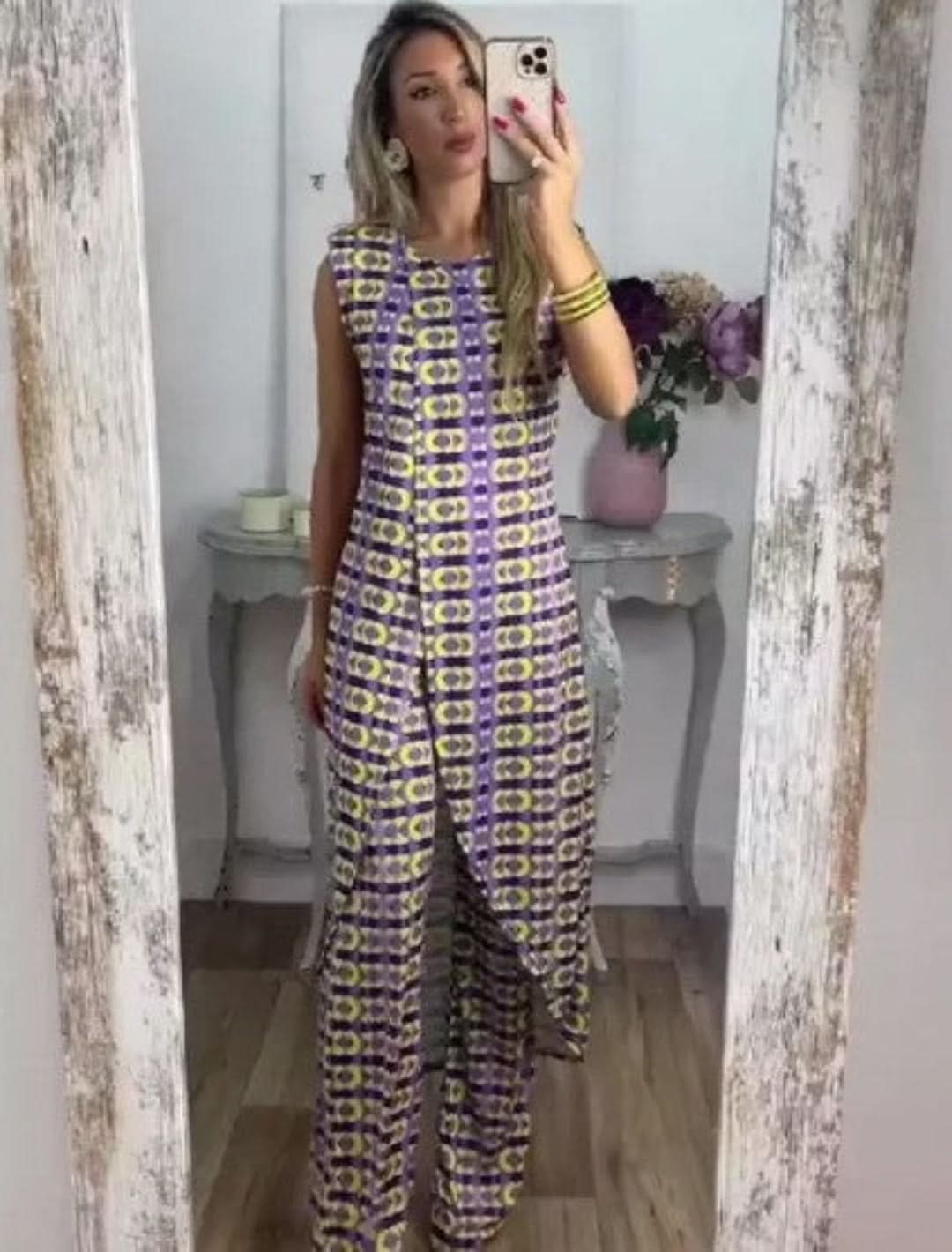 SKYE – COMFORTABLE PRINTED SUIT