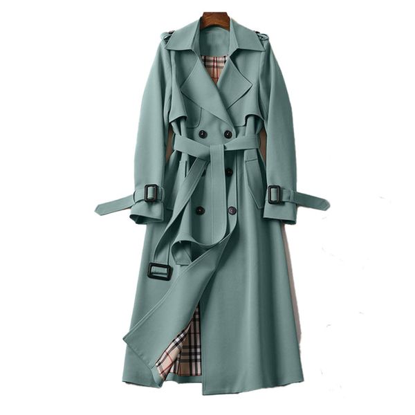 Amoura™ - Trench Coat with Belt, Classic and Elegant