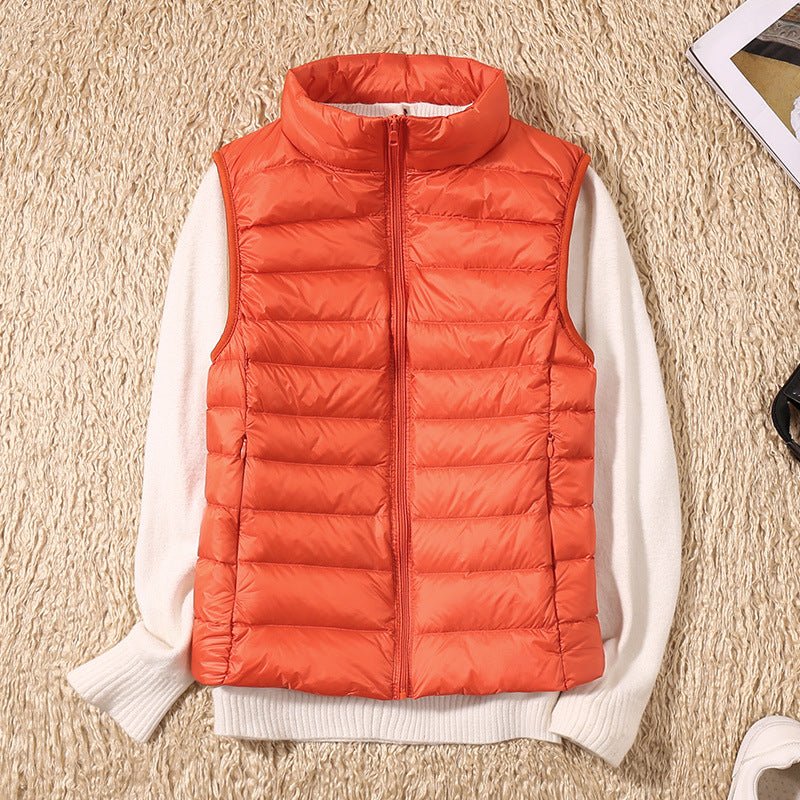 Charlotte – New Waterproof Vest with White Duck Down
