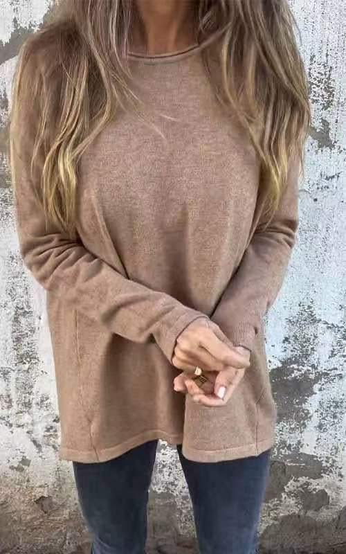 CAMI | Long Sleeve Blouse with Cute Buttons on the Back