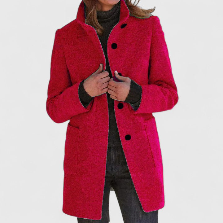 Simona | Classic Wool Blend Coat