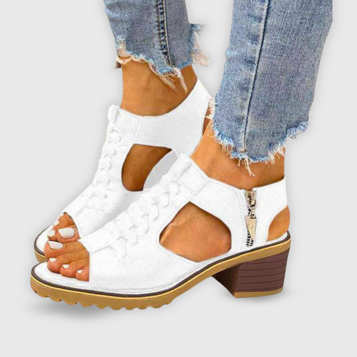 Natalie | Stylish Chunky Heel Sandals for Summer