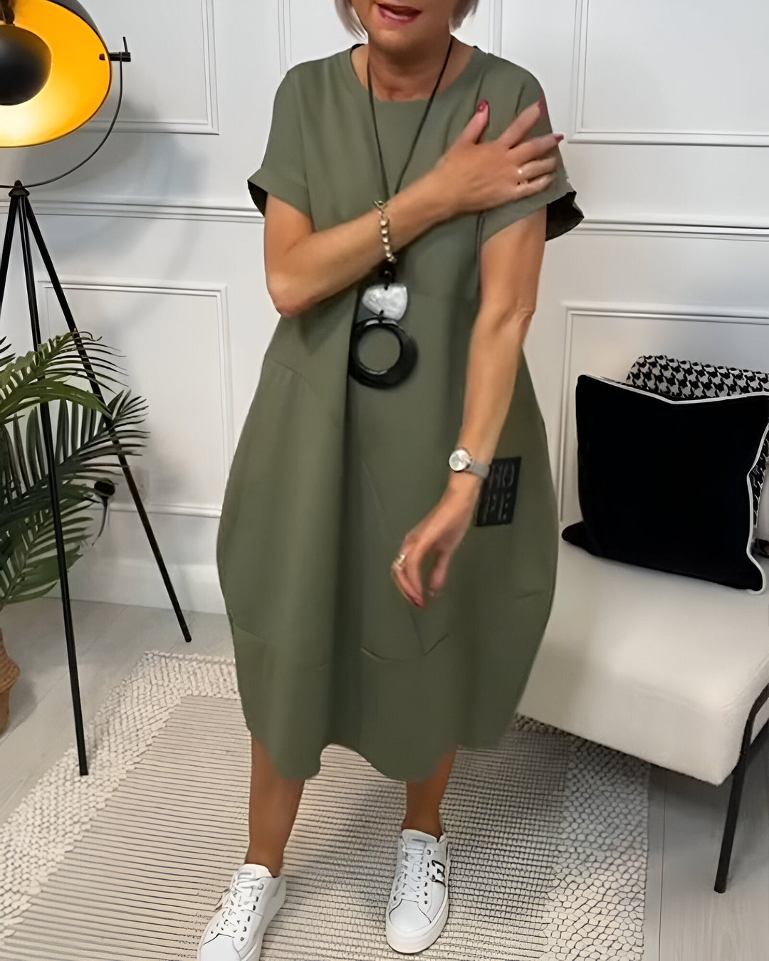 Bessie – Comfortable Midi Dress