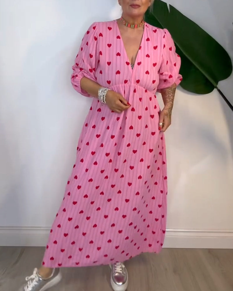SOPHIA – MAXI DRESS WITH SWEET HEART