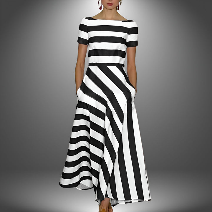 Long Striped Dress for Women