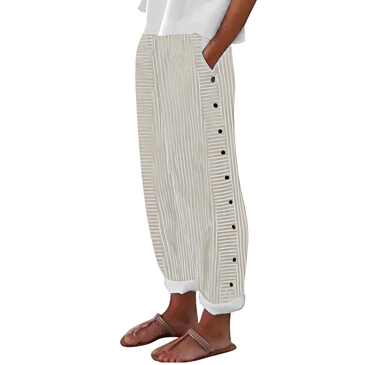 Dagny | Elegant Summer Stripe Pants