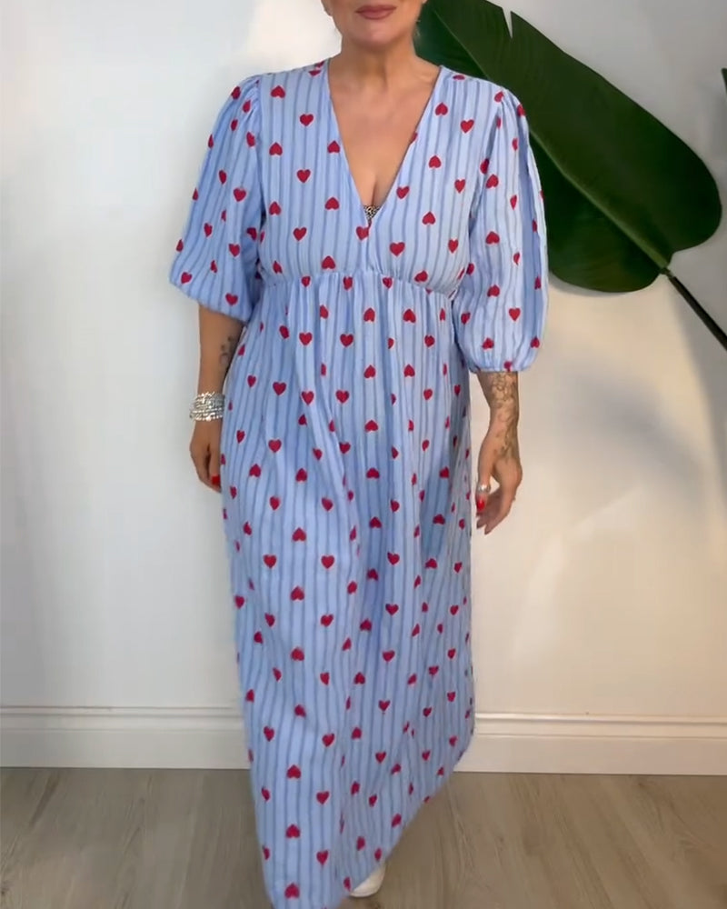 SOPHIA – MAXI DRESS WITH SWEET HEART