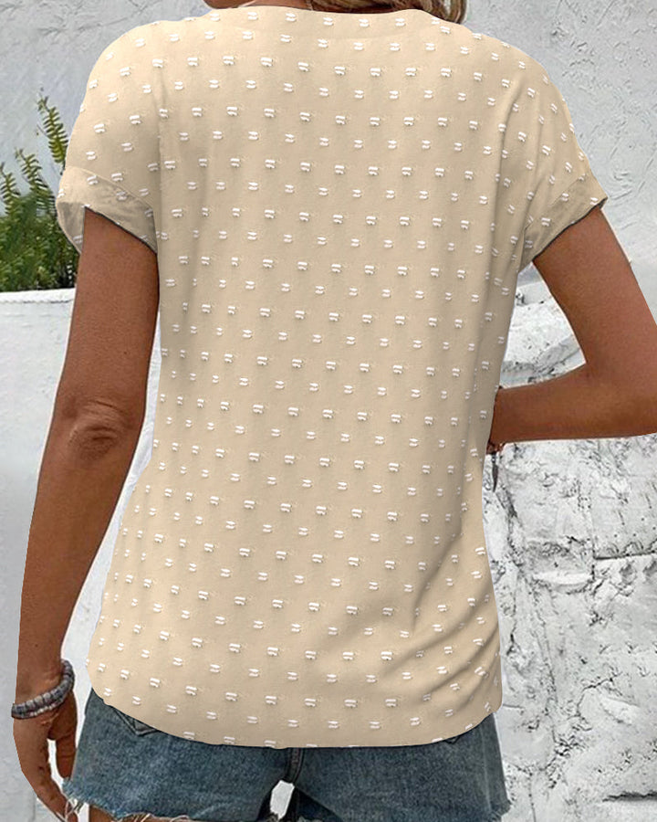 Amarys | V-Neck Shirt with Buttons