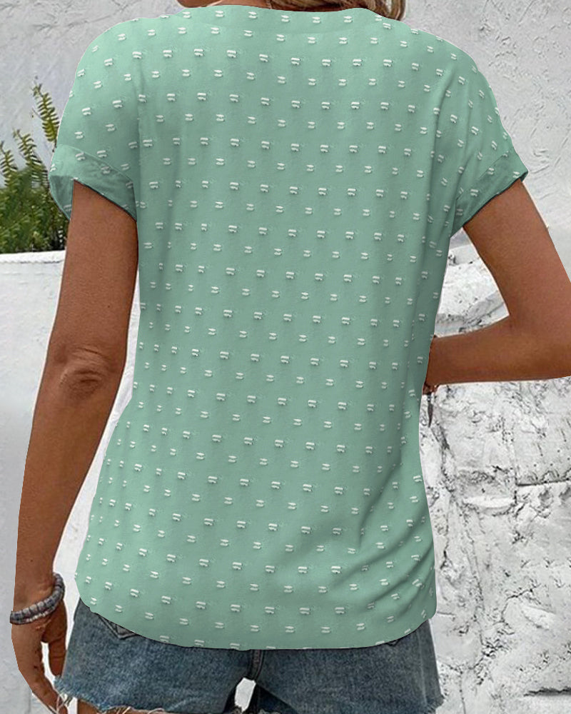 Amarys | V-Neck Shirt with Buttons