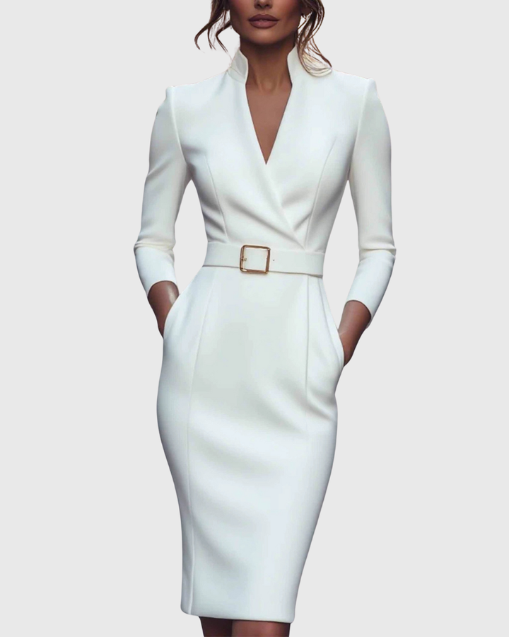 Emilia | Belted Maxi Dress