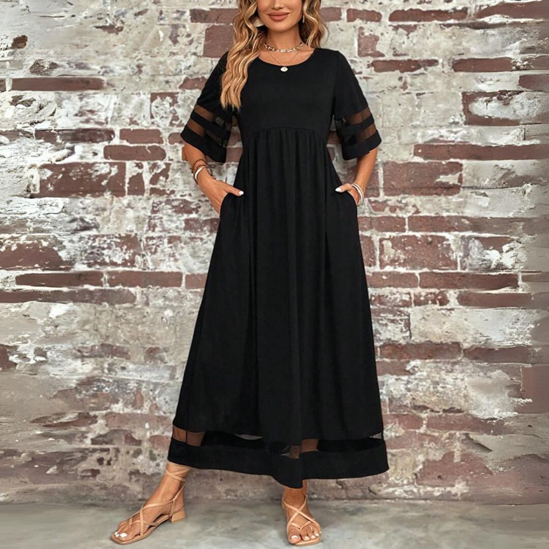 Esme - Chic Dress with Flattering Belly Coverage