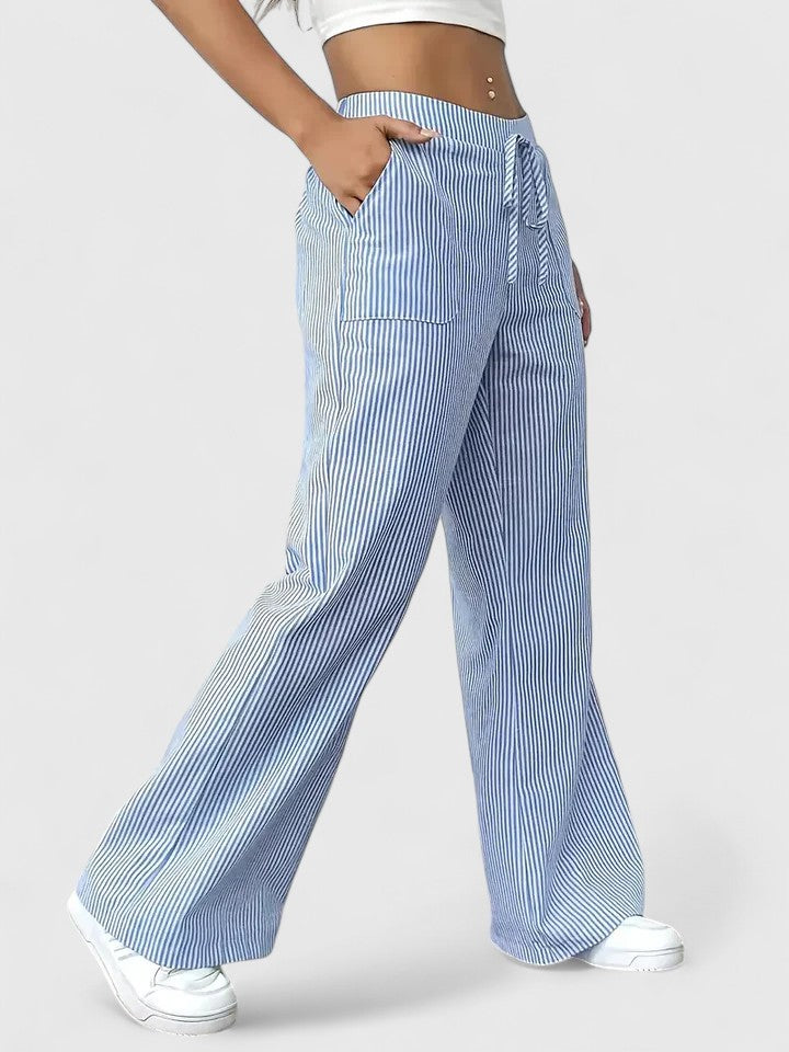 SIERRA – STRIPED FLOW LOUNGE PANTS