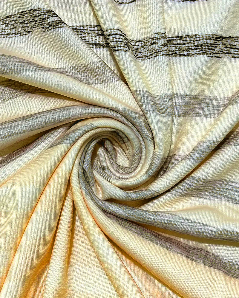 Evelyn – Round Neck Short Sleeve Striped T-Shirt