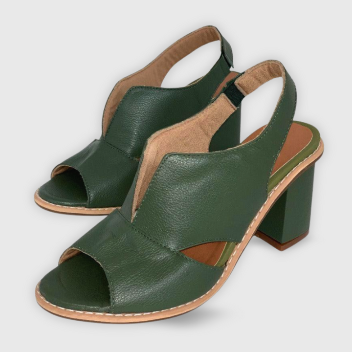 Nicole | Elegant summer sandals with medium heel