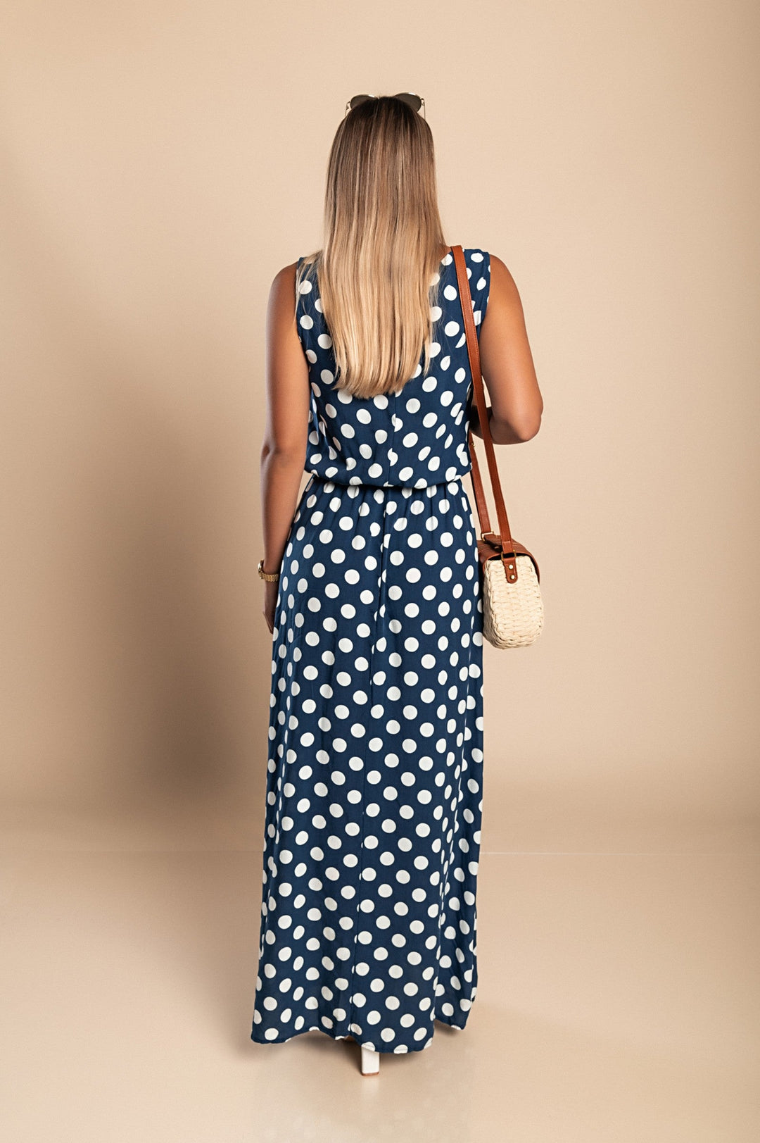 Amber | Long Polka Dot Dress
