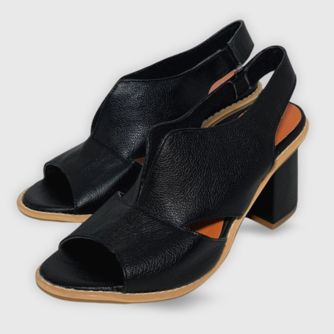 Nicole | Elegant summer sandals with medium heel