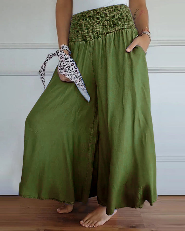 Reina - Comfortable Wide Leg Pants