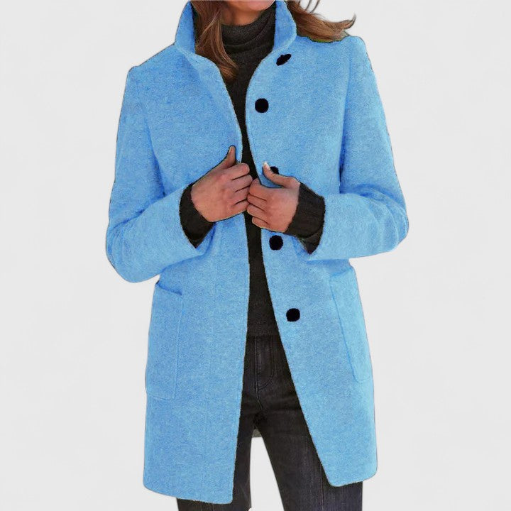 Simona | Classic Wool Blend Coat