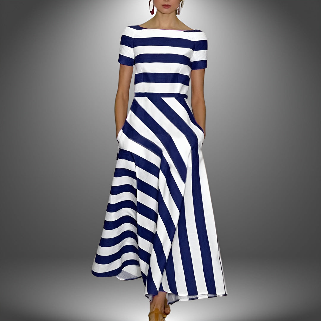 Long Striped Dress for Women