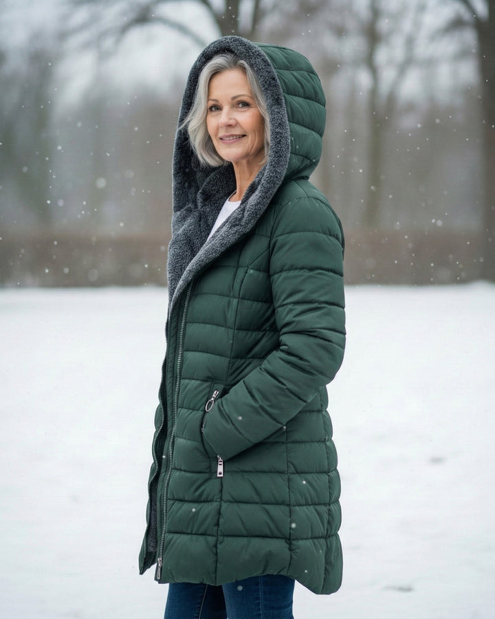Paisley | Fleece Lined Puffer Coat
